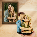 Custom Brick Figure | Personalized Minifigure from Your and Your Friend's Photo