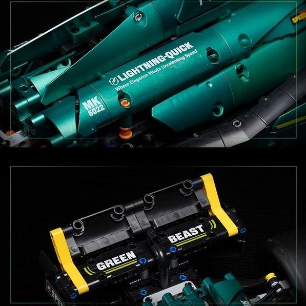 65CM F1 Formula 1 Racing Car Building Set – British Racing Green Edition