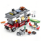 🏕️ Ensemble de blocs de construction Camping-car | La liberté en kit