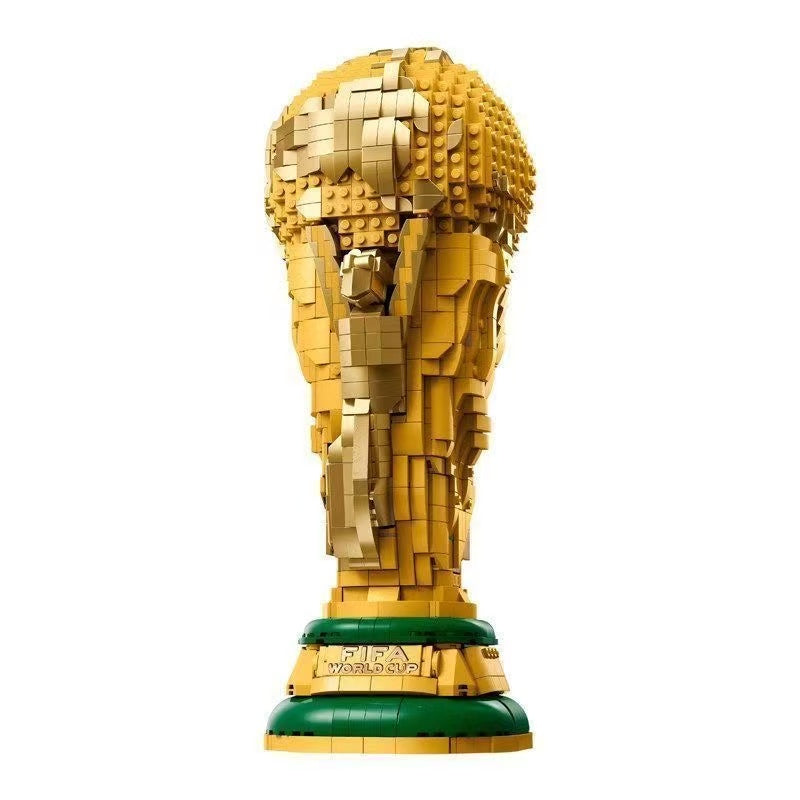 2842pcs FIFA World Cup Trophy Replica Building Kit | Gold Champion Cup 3D Brick Model | Best Gift for Football Fans 2026