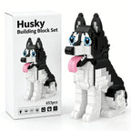 Mischievous Husky Brick Set