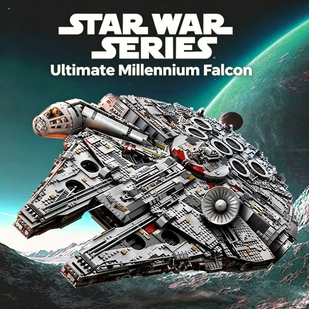 7541 PCS Star War Series: Ultimate Millennium Falcon - Master Builder Set