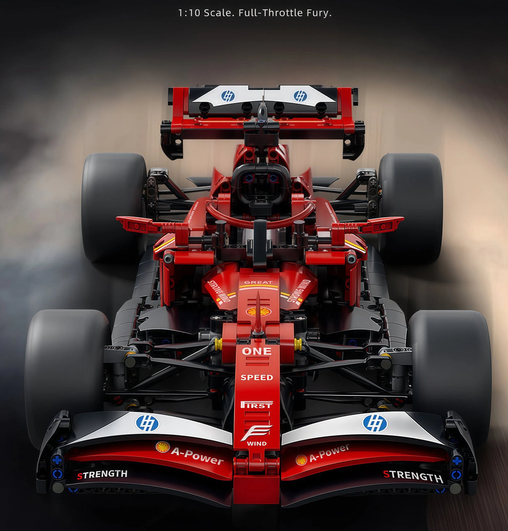 Formule 1 en briques – Vitesse, puissance et précision dans chaque pièce (1:10)