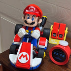 Mario Kart Building Block Set – Large-Scale Mario Figure with Iconic Racing Kart