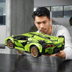 3696 PCS Lamborghini Sián FKP 37 Technic Building Blocks Set | 1:8 Scale Supercar Model Kit | Premium Collector's Edition