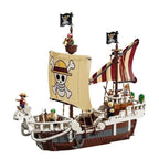 One Piece Going Merry Pirate Ship Building Block Set – 1376 Pcs | 6 Minifigures | Netflix Series