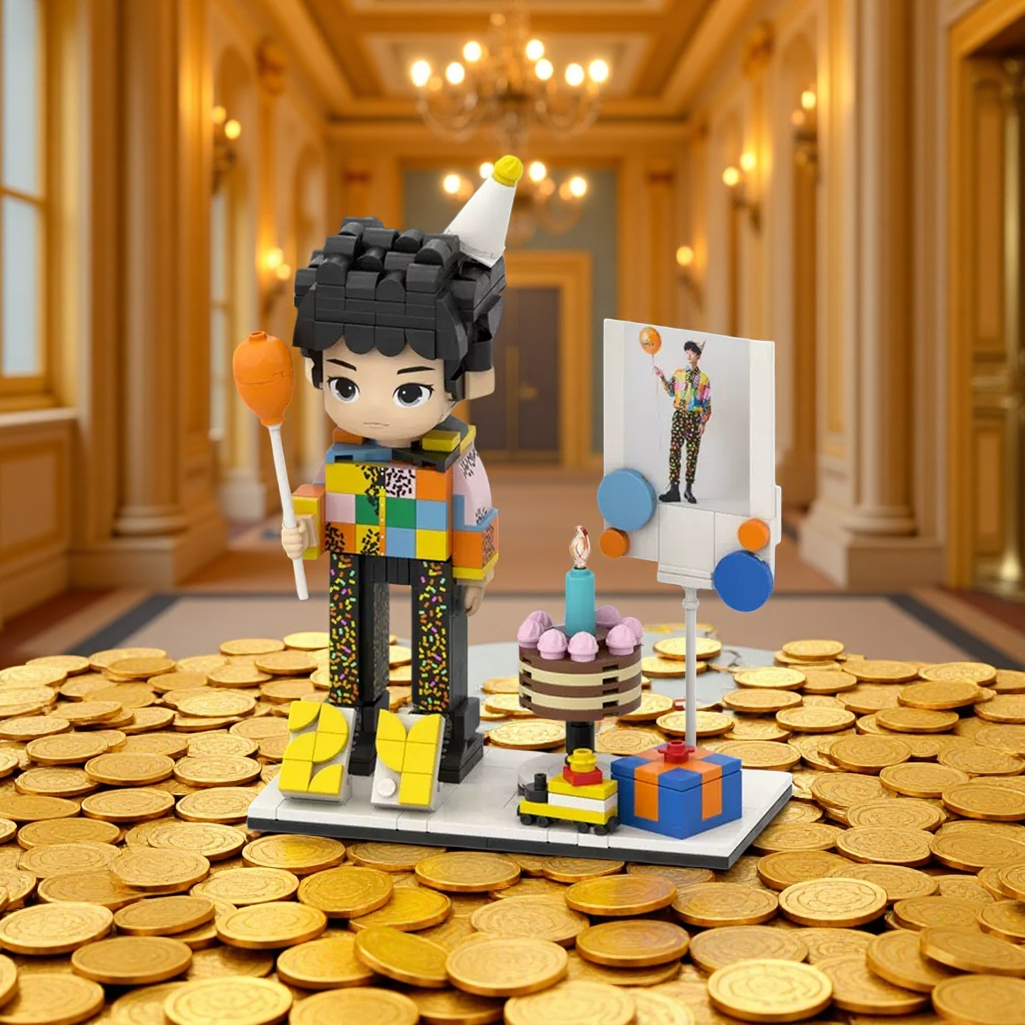 Custom Birthday Minifigure – Personalized Brick Gift for Any Age