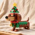 🎄Ensemble de briques Teckel Édition Limitée Noël 2025🐕