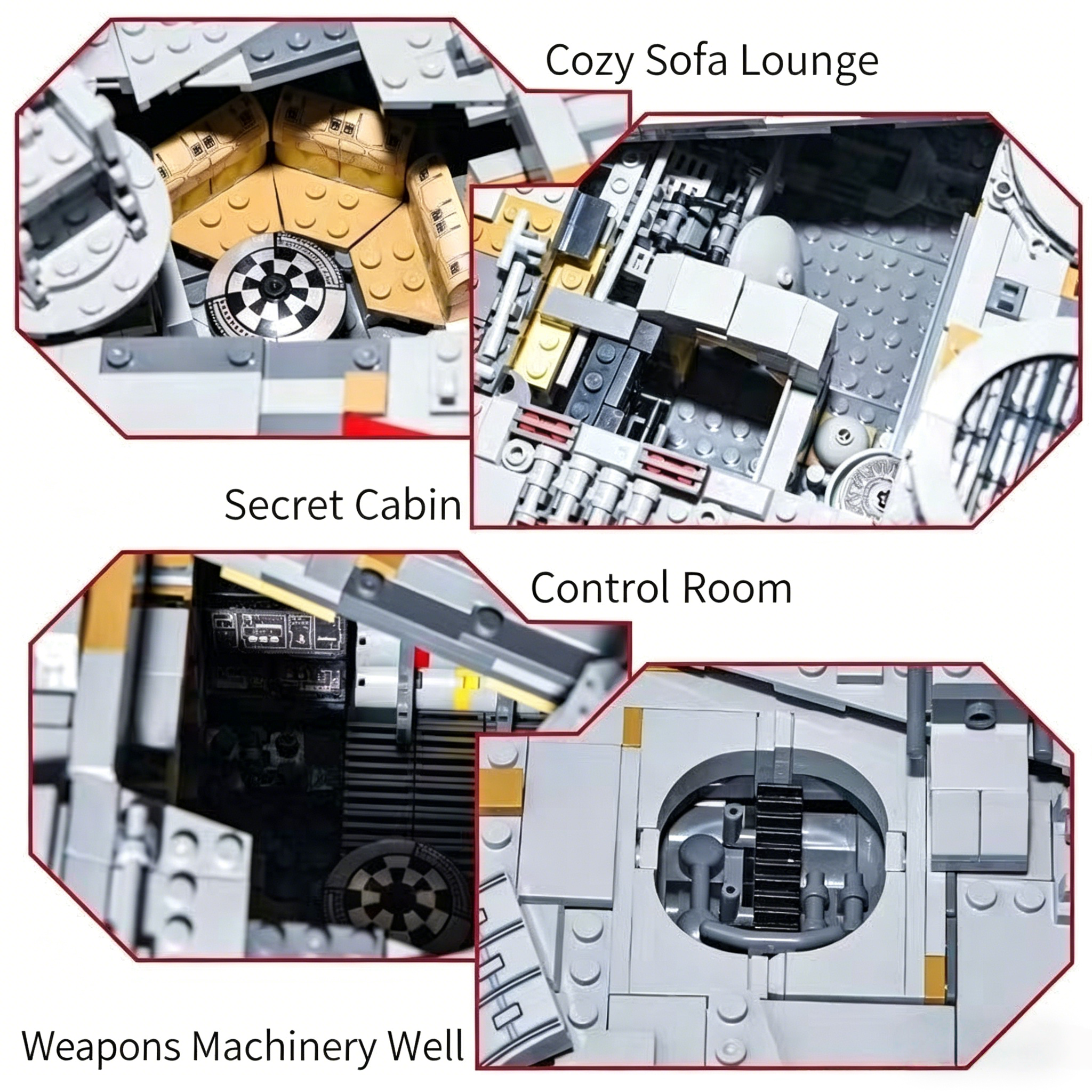 7541 PCS Star War Series: Ultimate Millennium Falcon - Master Builder Set