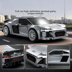 Audi R8 Coupe 199pcs Building Blocks | 1:24 Scale Speed Champion Brick Car Model | Best Gift for Audi Fans & Car Lovers
