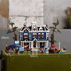 Stranger Things Haunted Mansion Building Block Set – Multi-Level Modular House with Minifigures