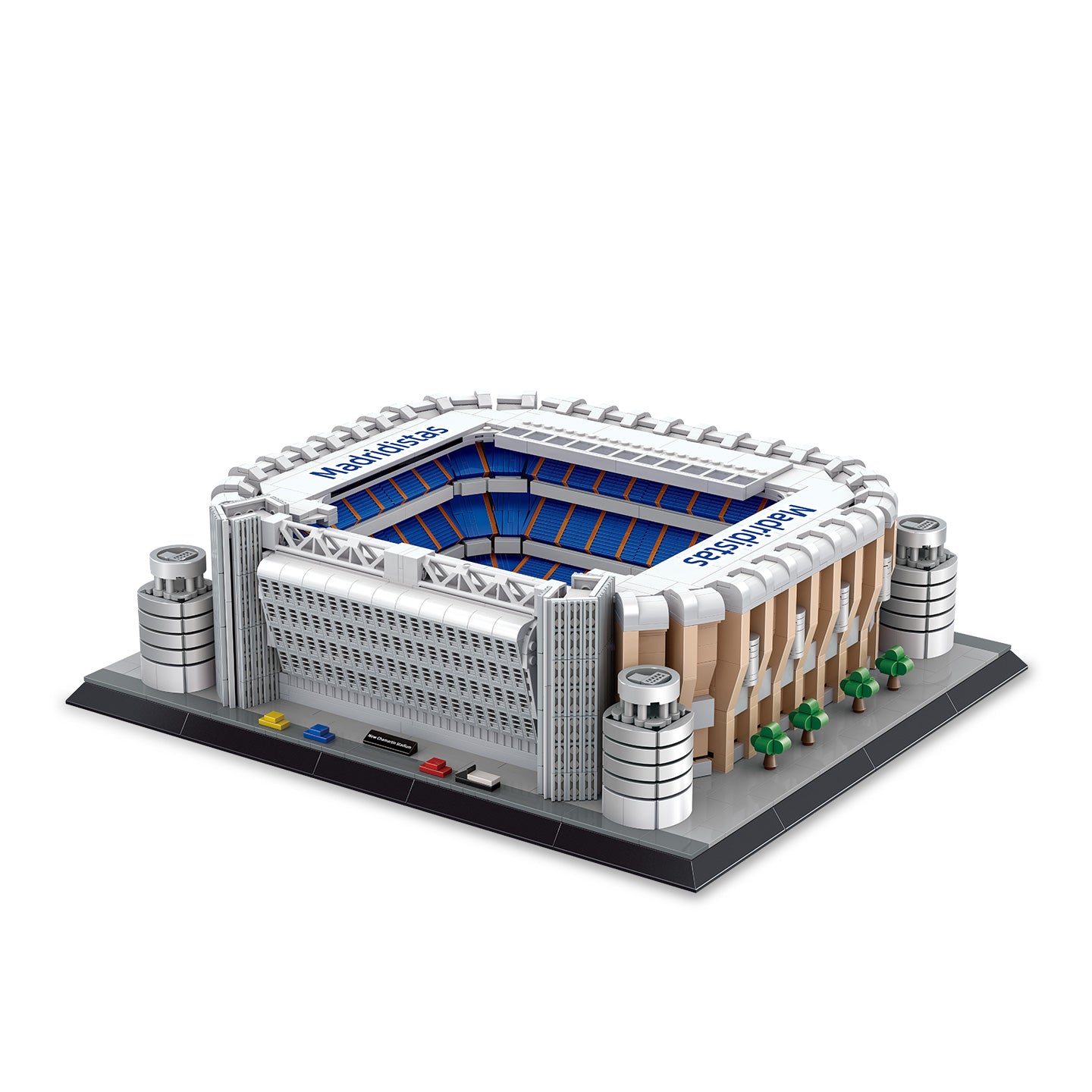 Real Madrid Bernabéu Stadium Building Blocks Set | 3471pcs Iconic Architecture Model Kit | Premium Football Landmark Collection