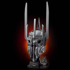 Lord of the Rings: Sauron Helmet Building Block Set – 538 Pcs | Life-Scale Display Bust | Sauron Minifigure