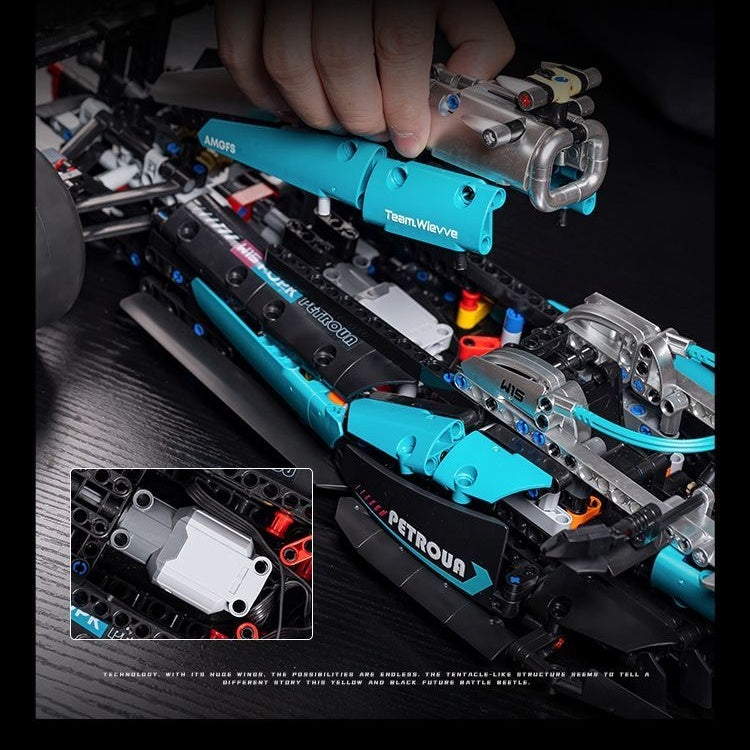 Mercedes-AMG W15 F1 Team 1936PCS Building Block Set - Teal Edition MK6022