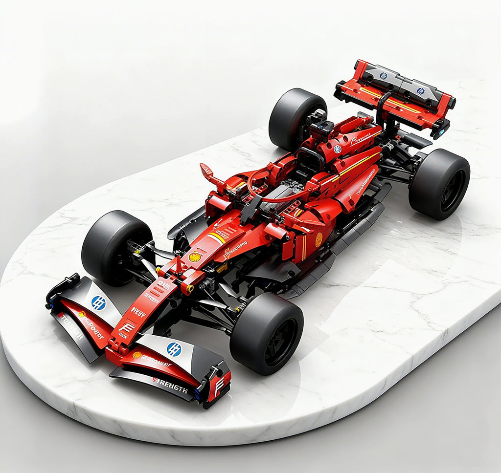 Formule 1 en briques – Vitesse, puissance et précision dans chaque pièce (1:10)