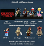 Stranger Things: The Upside Down Building Block Set – 2287 Pcs | 8 Minifigures | Glowing Bricks