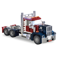American Classic Semi-Truck Building Set | Collector-Grade USA Style Truck Model