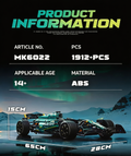 1:8 Scale Mercedes-AMG W14 F1 Performance 1936 PCS Building Set - MK6024