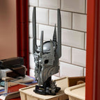 Lord of the Rings: Sauron Helmet Building Block Set – 538 Pcs | Life-Scale Display Bust | Sauron Minifigure