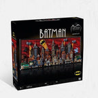 Batman: The Animated Series – Gotham City Skyline Building Block Set | 76cm Wall Display | 4 Minifigures