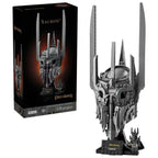 Lord of the Rings: Sauron Helmet Building Block Set – 538 Pcs | Life-Scale Display Bust | Sauron Minifigure