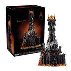 Lord of the Rings: Barad-dûr Dark Tower Building Block Set – 5471 Pcs | Light-Up Eye of Sauron | 5-Floor Interior