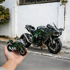 Custom Motorcycle Brick Set — Built From Your Photo