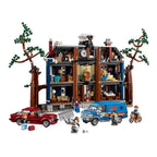 Stranger Things Haunted Mansion Building Block Set – Multi-Level Modular House with Minifigures