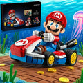 Mario Kart Building Block Set – Large-Scale Mario Figure with Iconic Racing Kart